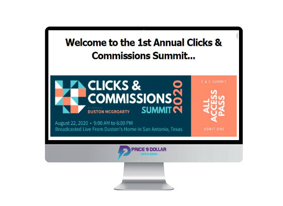 Duston MC Groarty - Clicks & Commissions Summit 2020 Duston MC Groarty Clicks Commissions Summit 2020